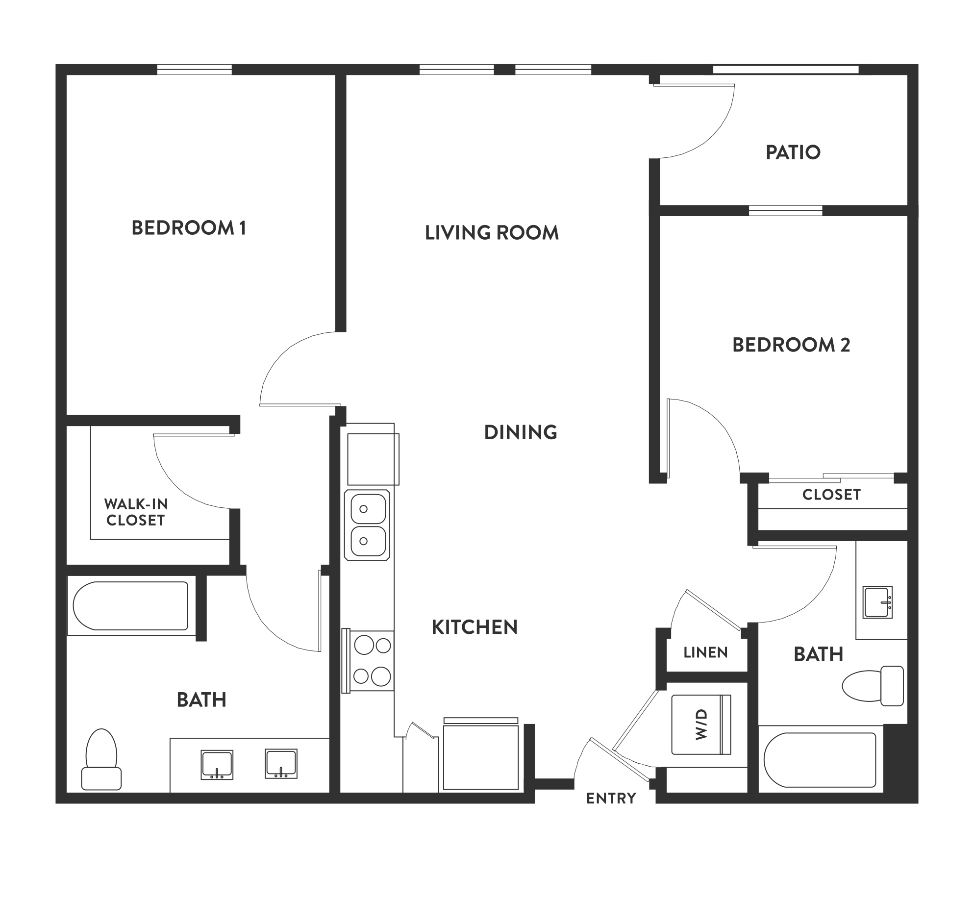 2x2b1-f9 floor plan