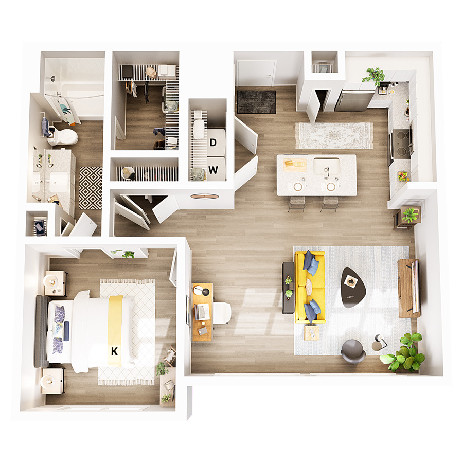 A1 floor plan