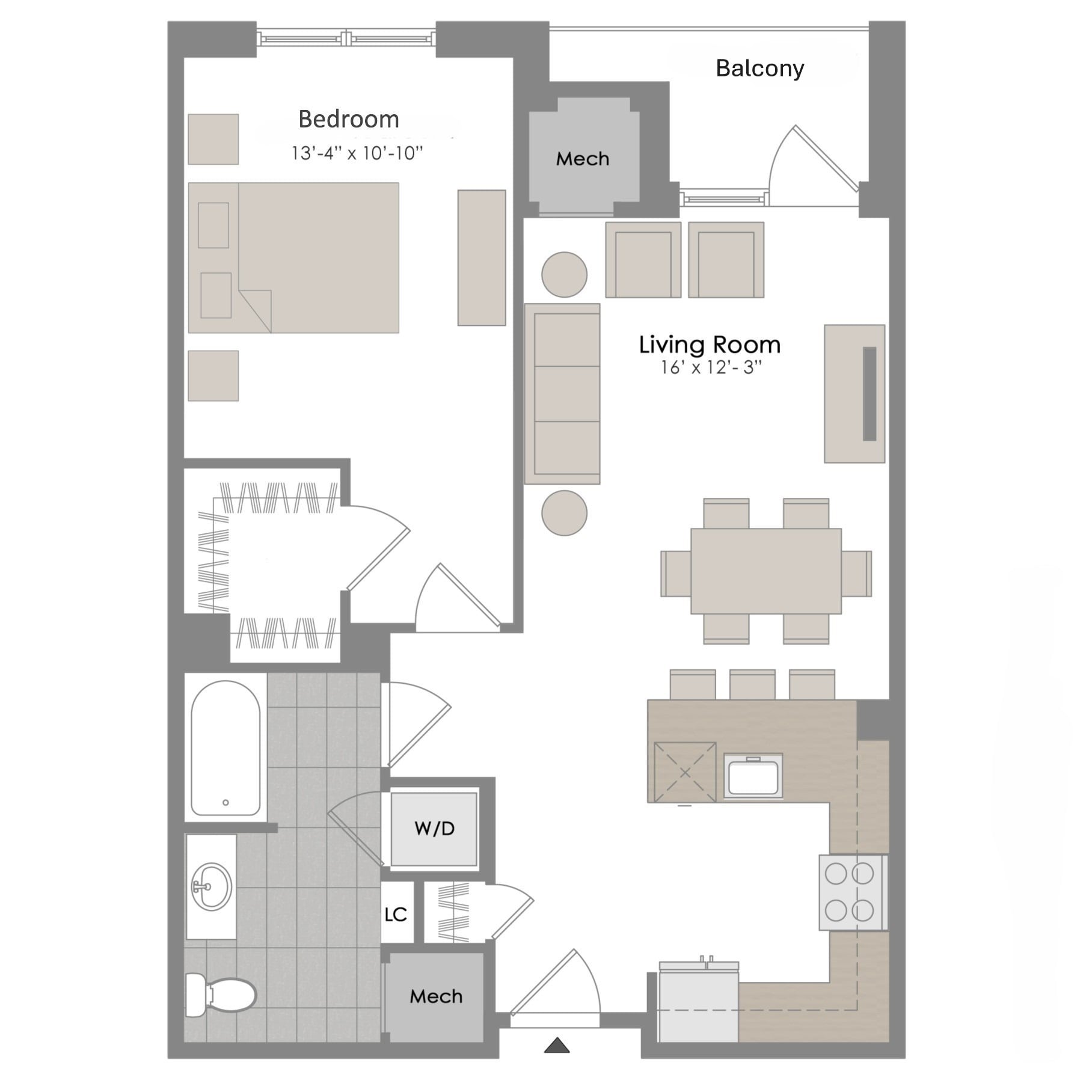 A1-B floor plan