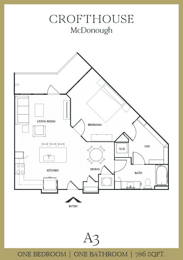1 Bedroom Apartment – 2080 Jonesboro Rd #3111, McDonough, GA