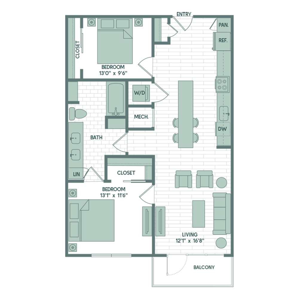 B2 floor plan