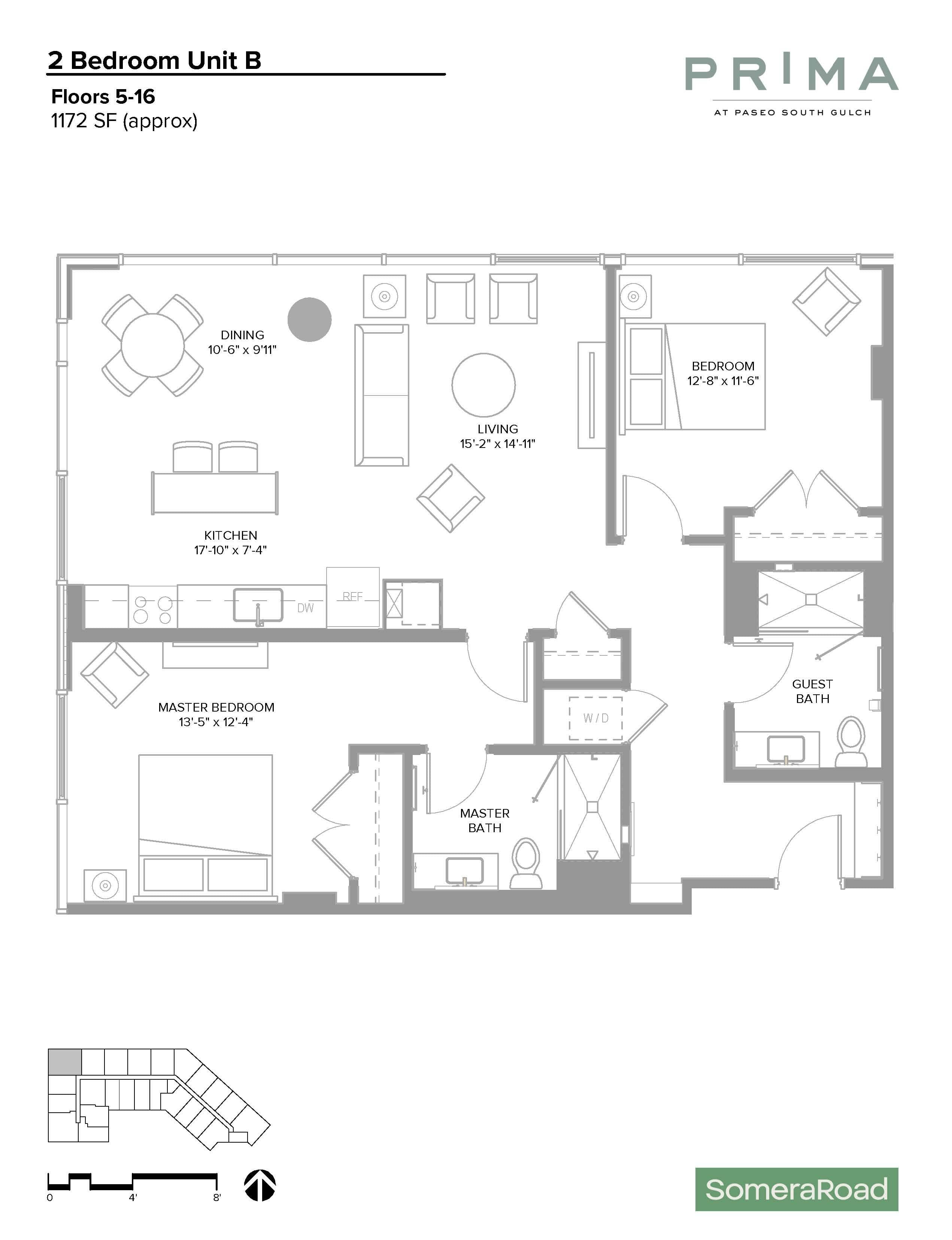 2B floor plan