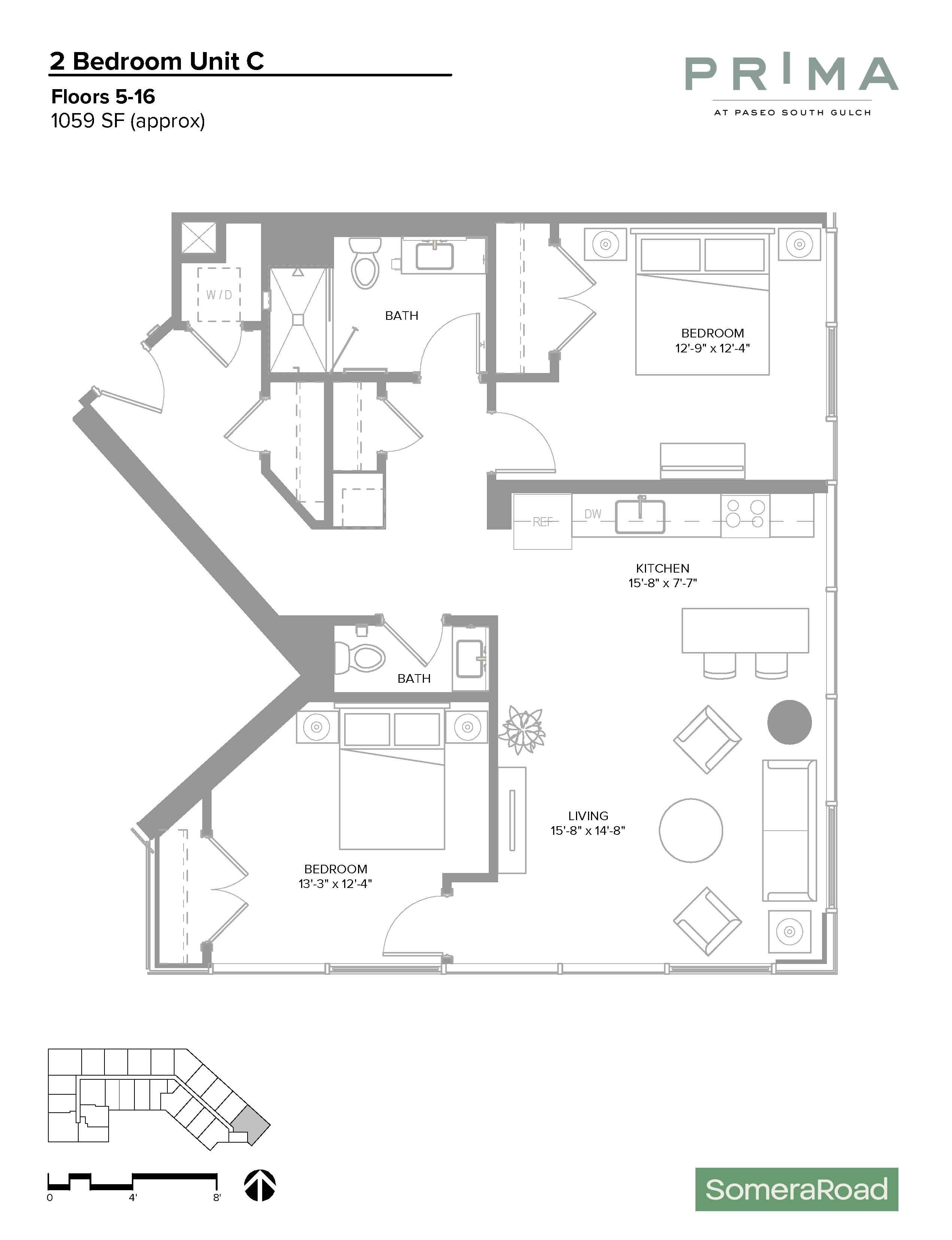 2C floor plan