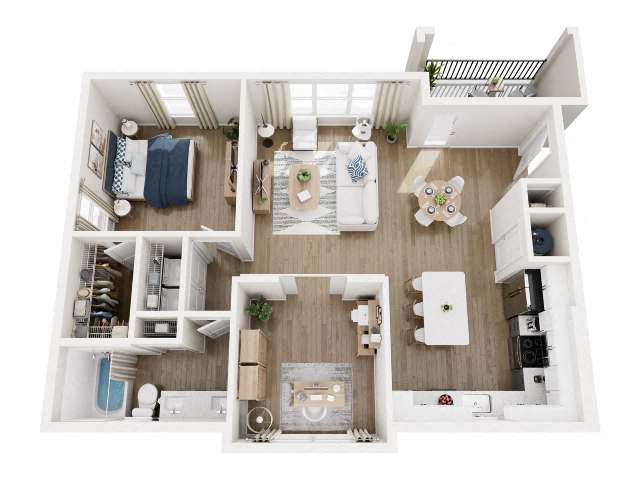 A5 Carriage Home w/ Garage floor plan
