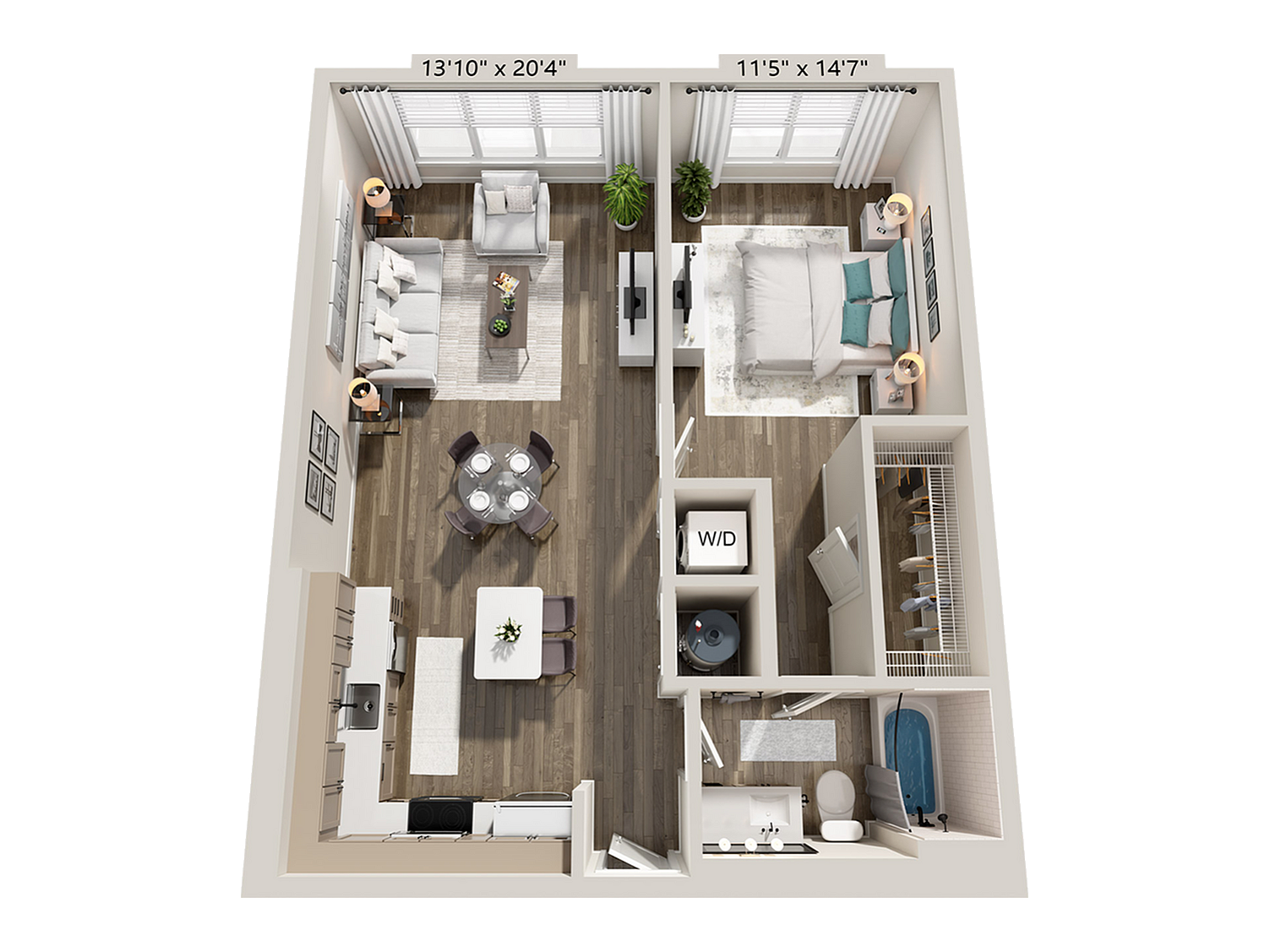 A1 floor plan