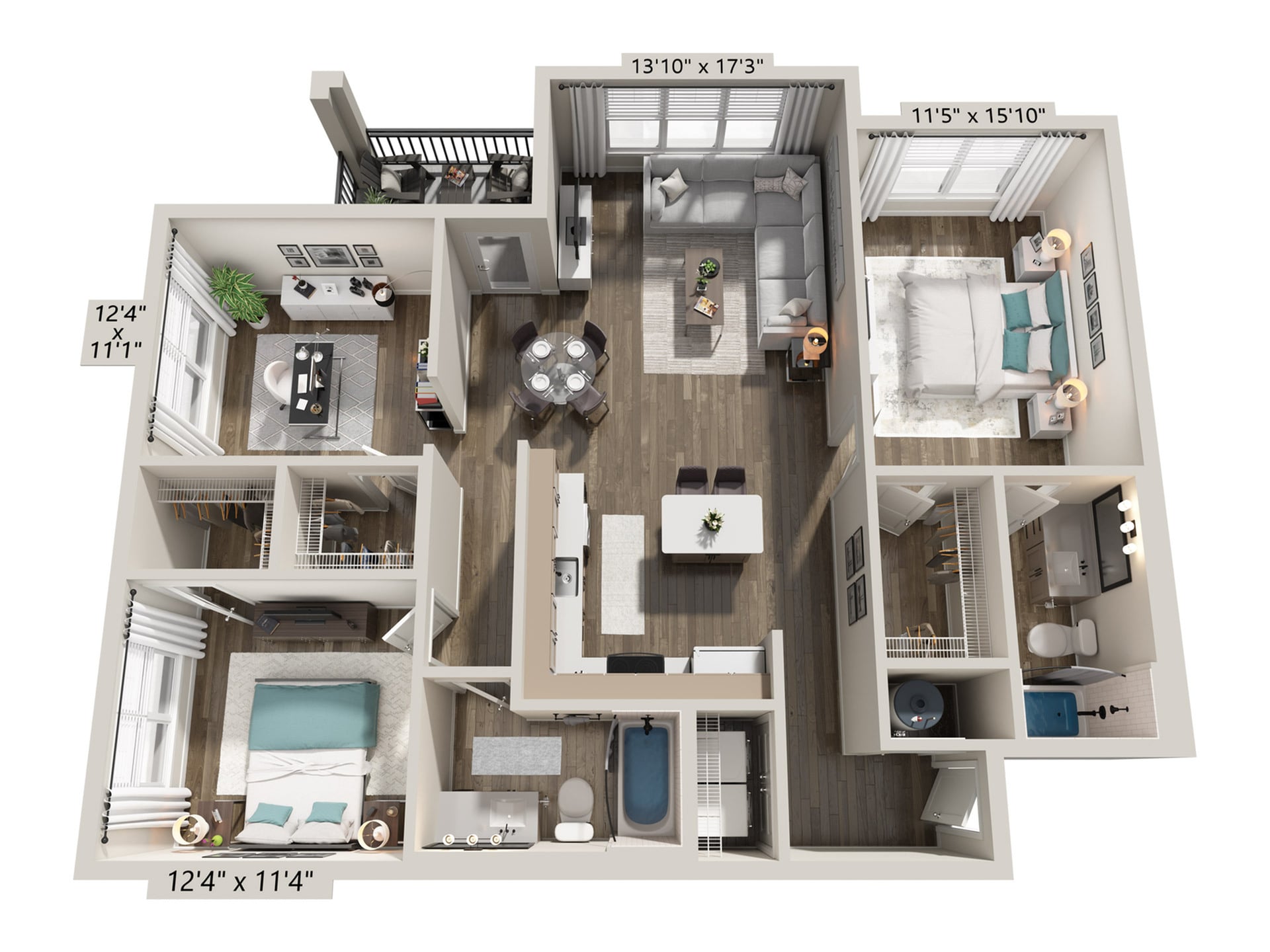 C1.3 floor plan