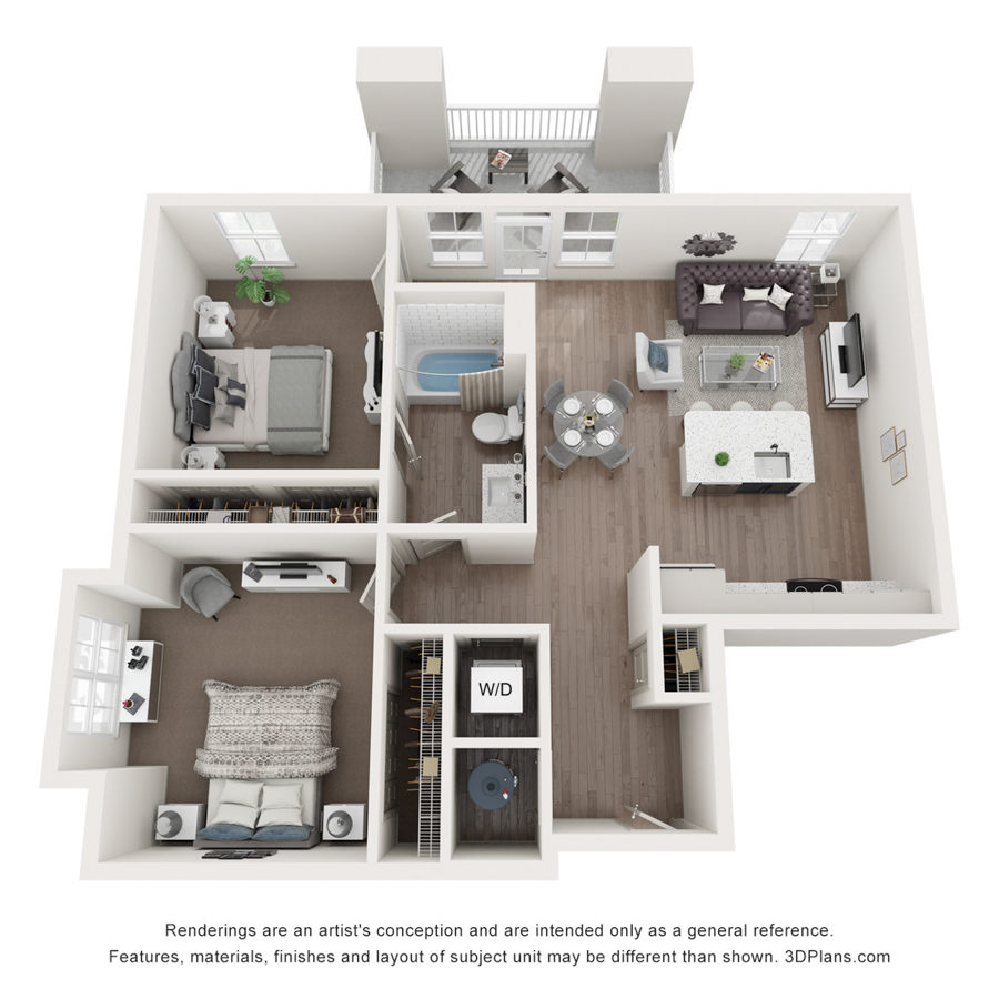 2 A floor plan