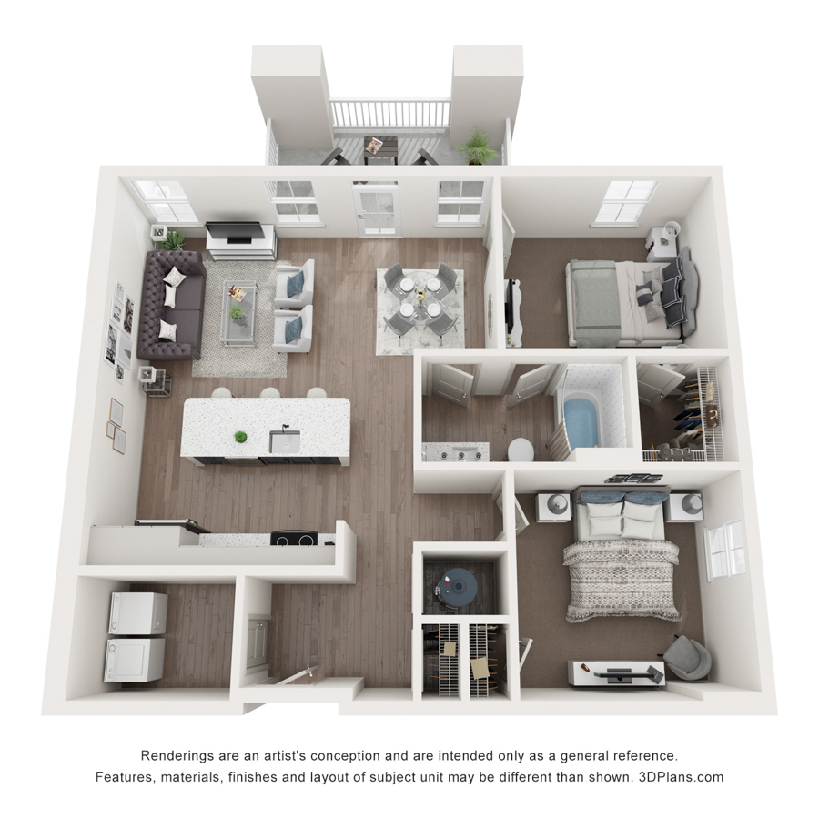 2 C floor plan