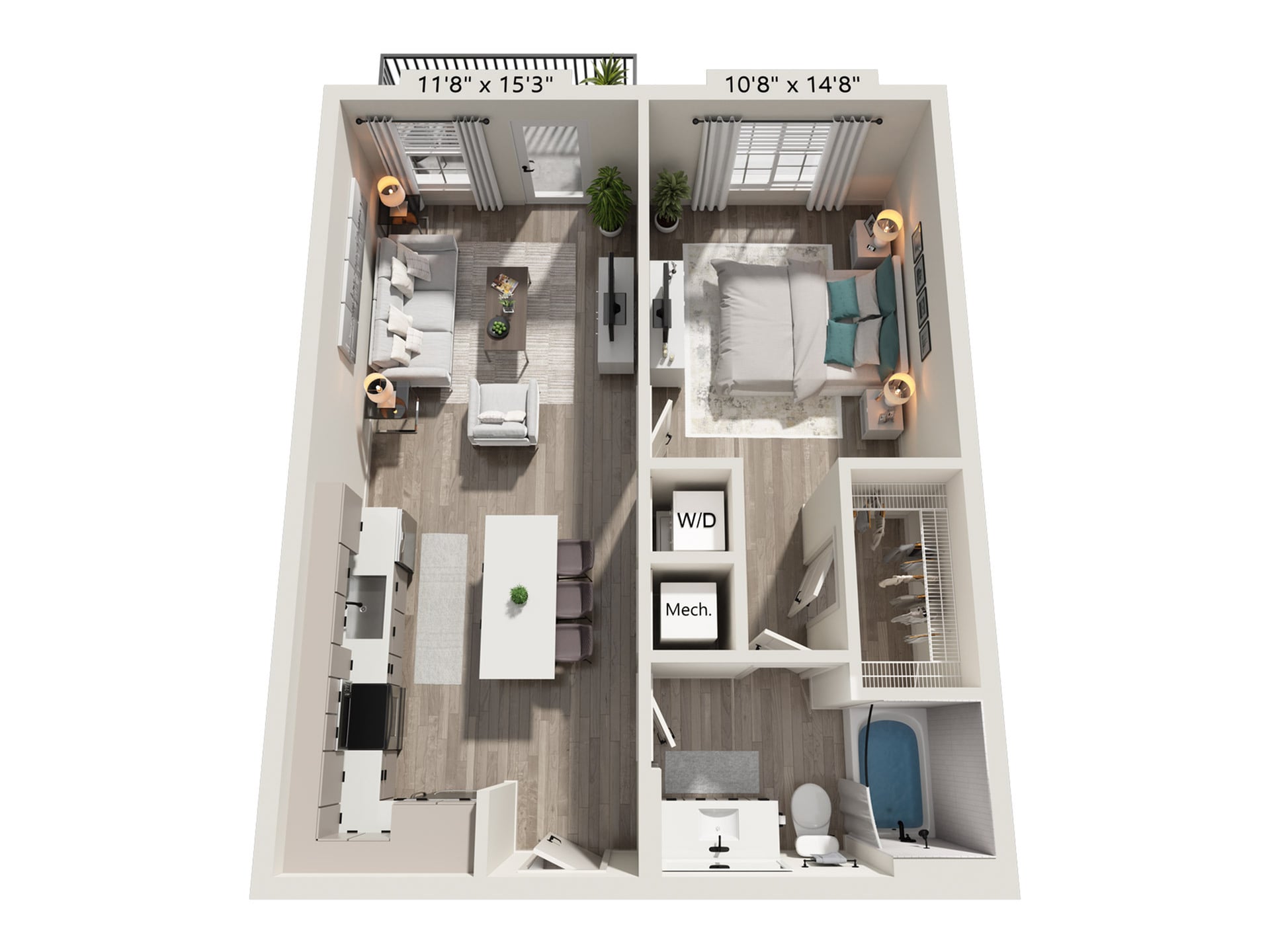 A1 floor plan