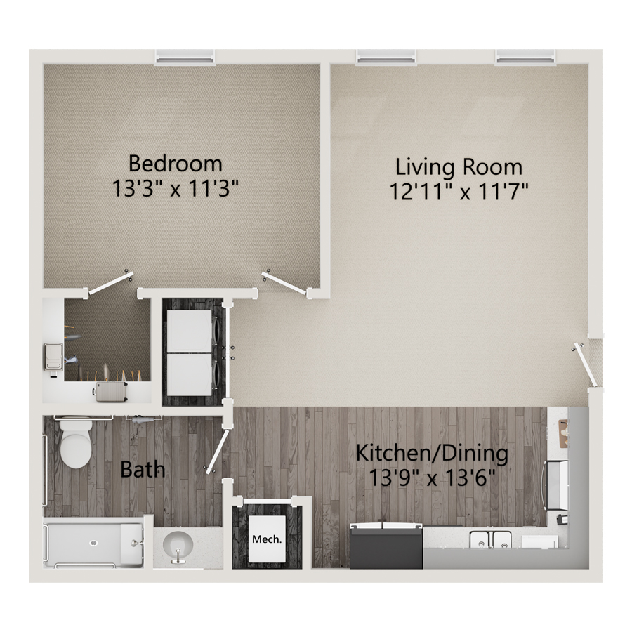 H1 floor plan