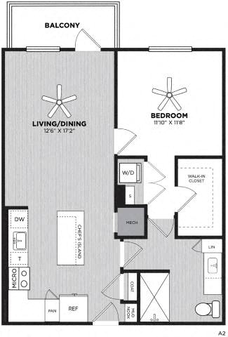 Oak floor plan