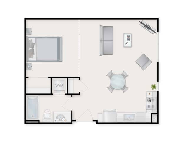 D1x1 floor plan