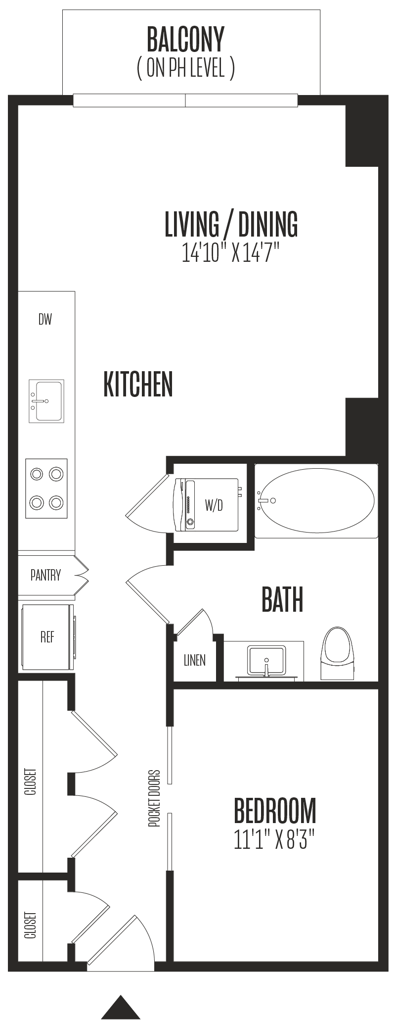 Studio-STU floor plan