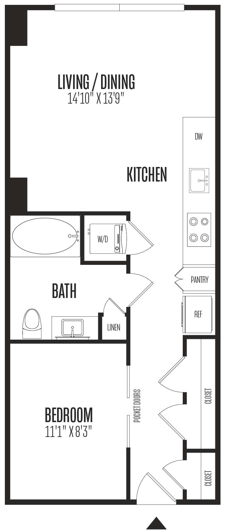 Studio-STU floor plan