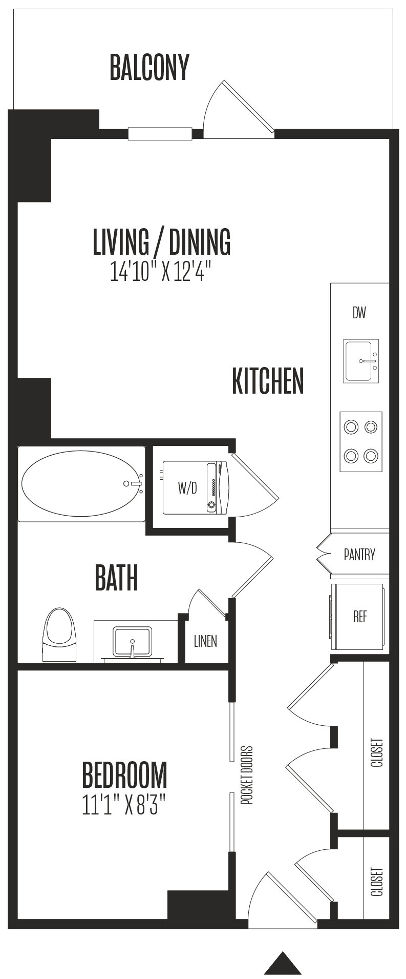 Studio-STU floor plan
