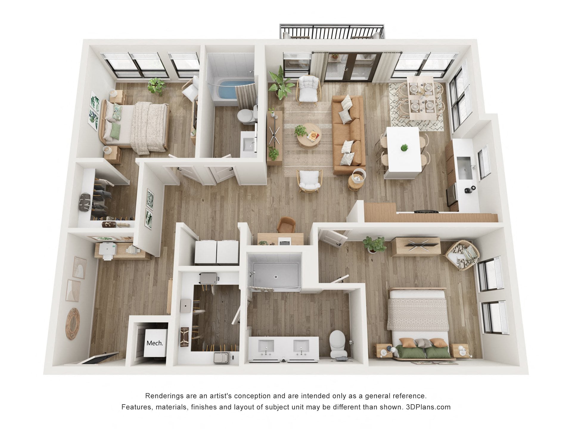 B2 Type A floor plan