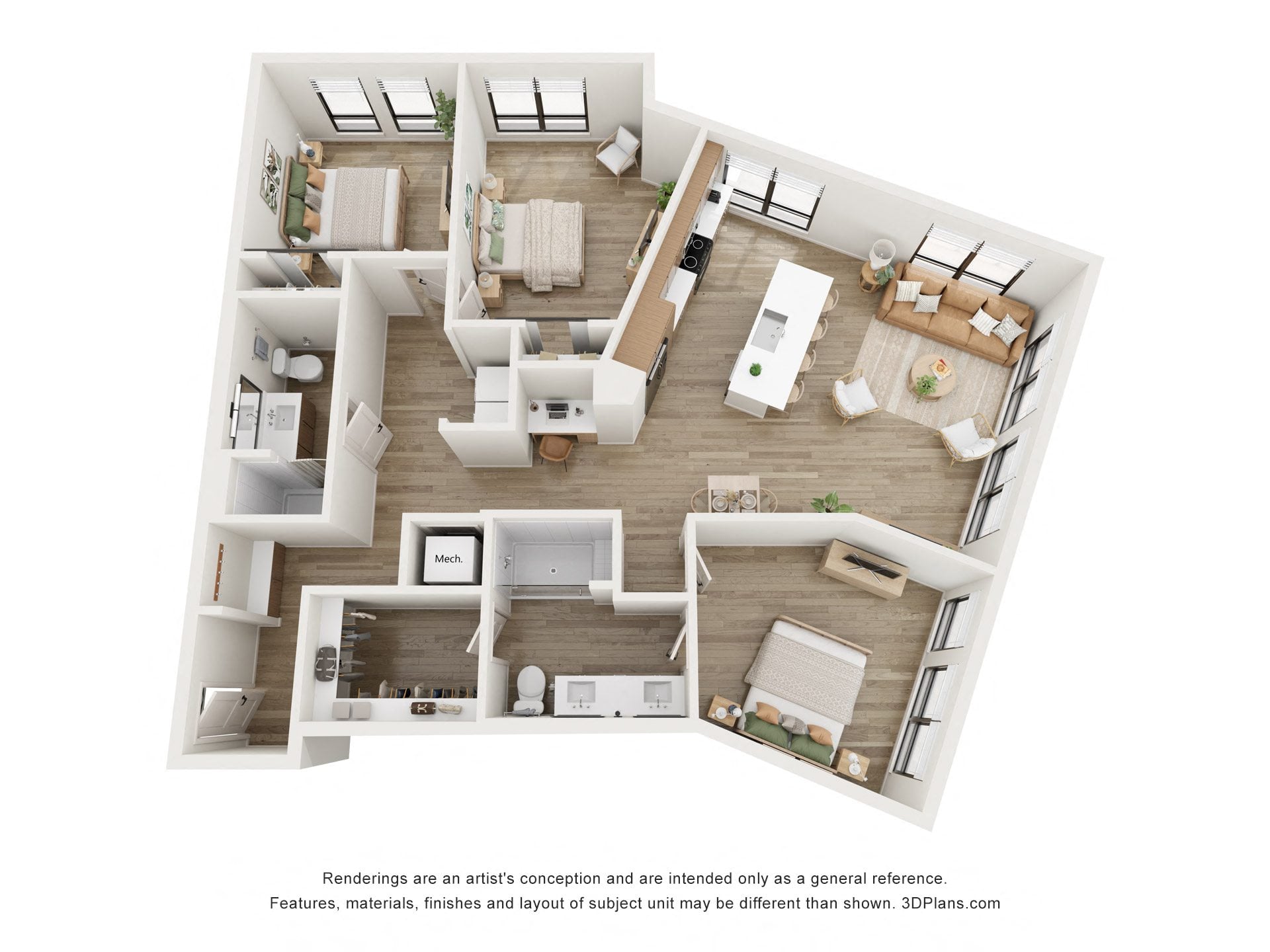 C3 Type A floor plan