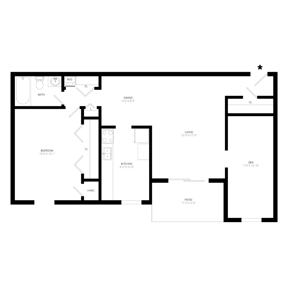 The Sycamore floor plan