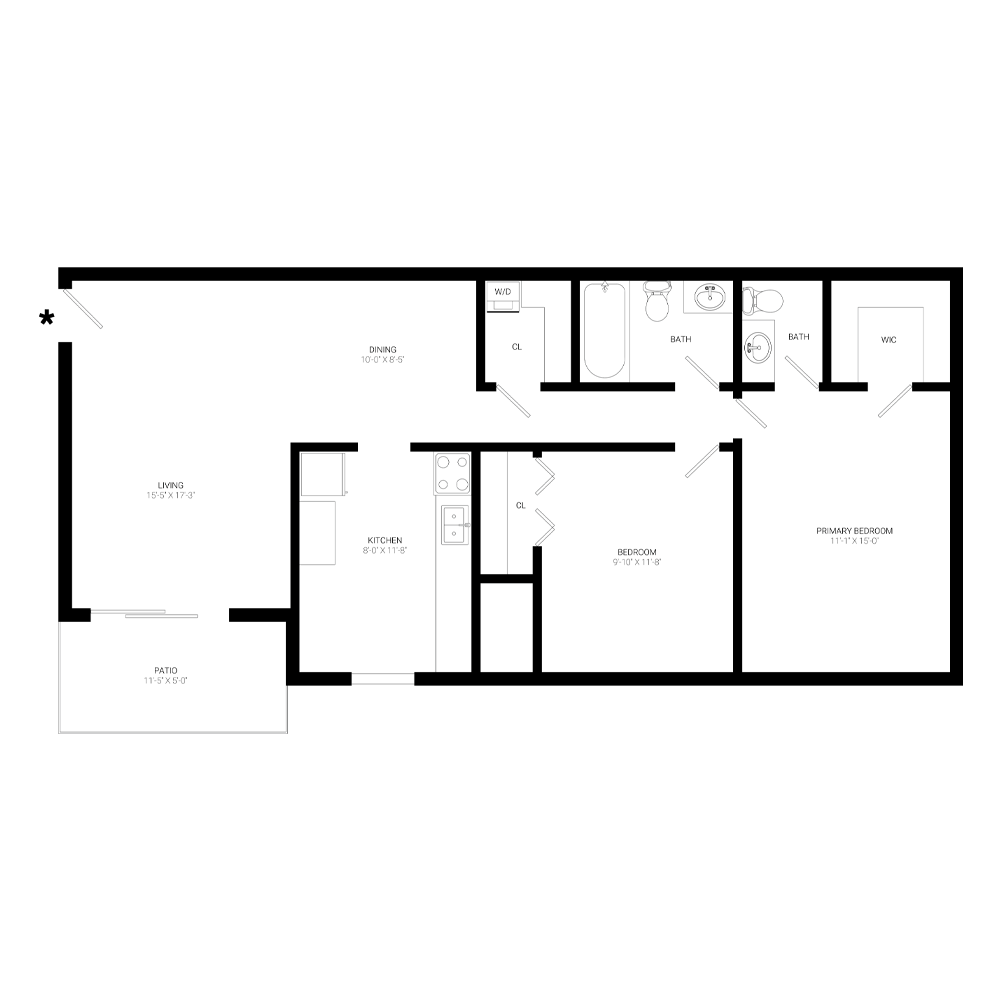 The Maple floor plan