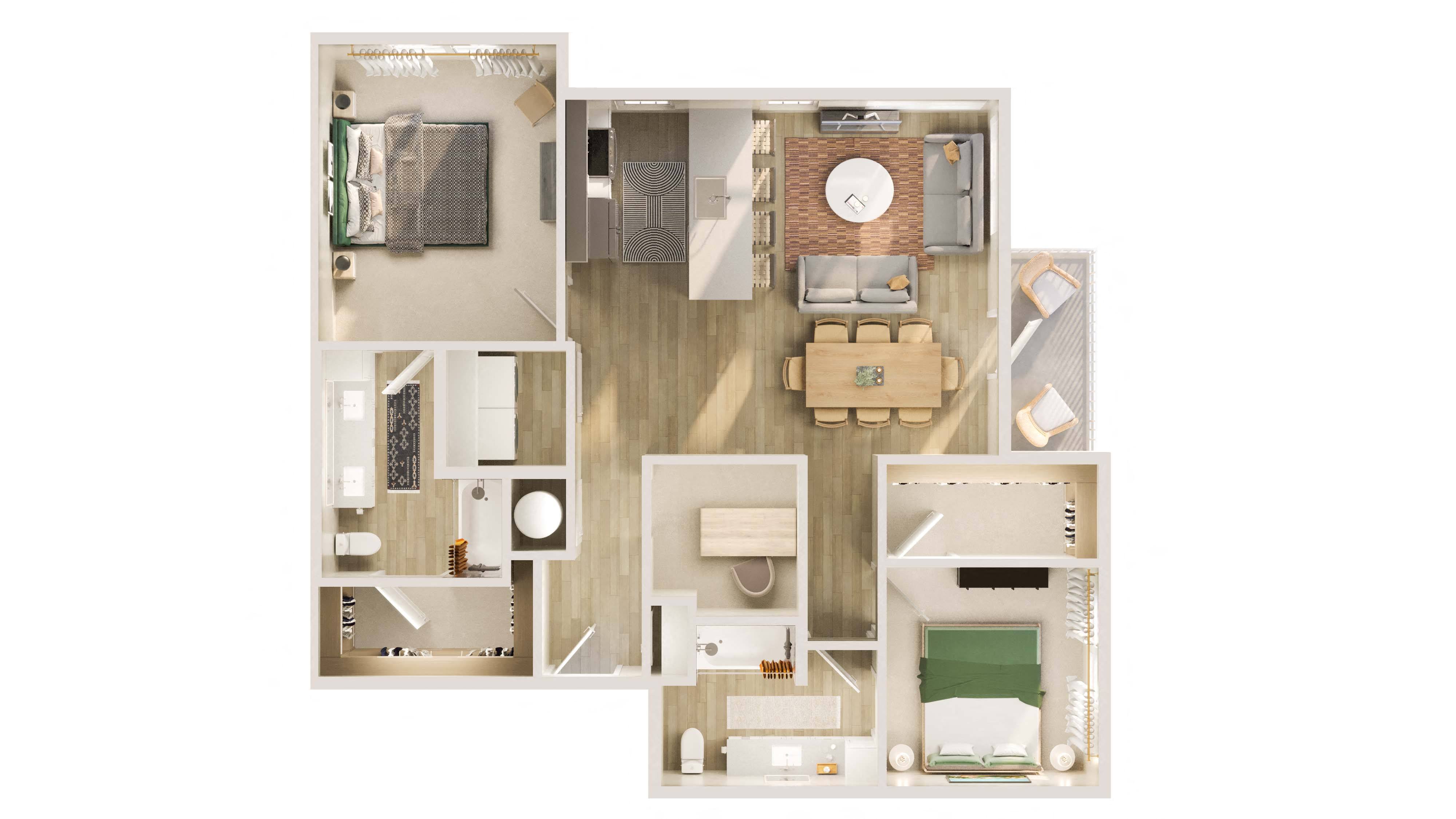 B6D floor plan