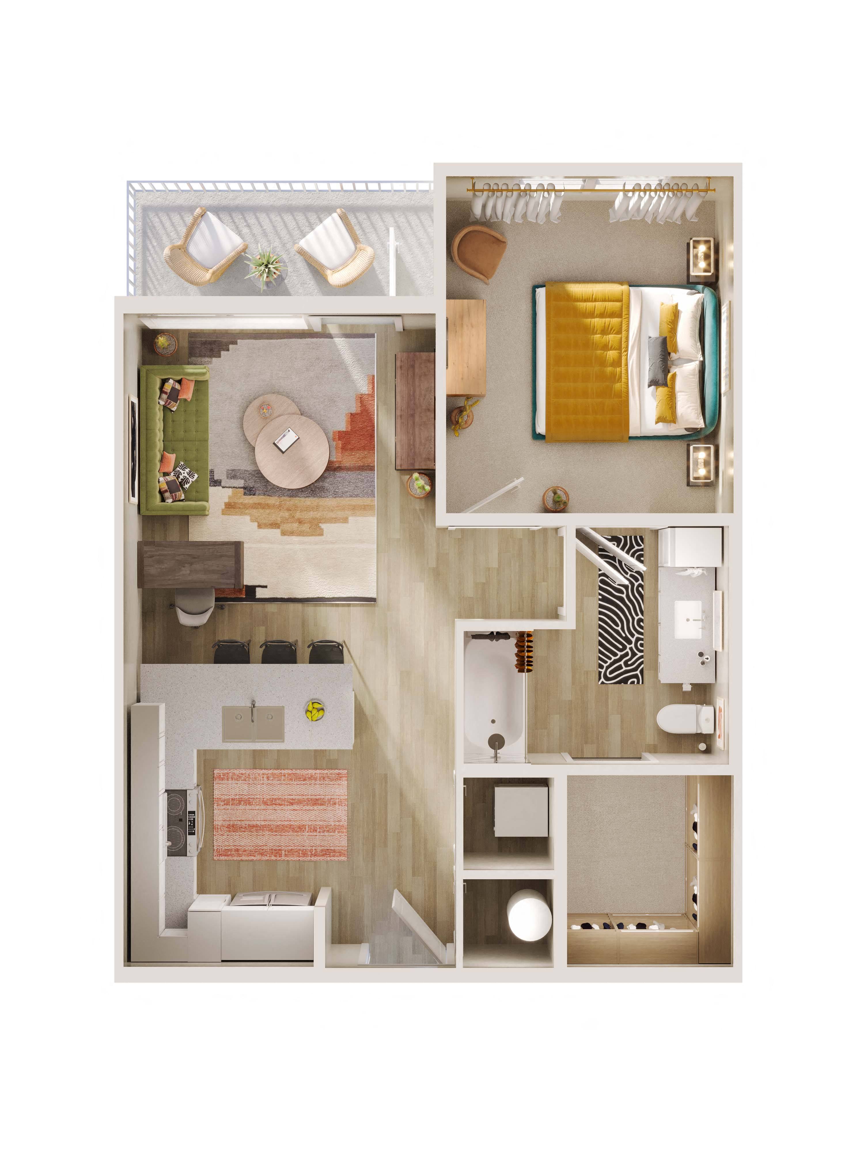 A1 floor plan