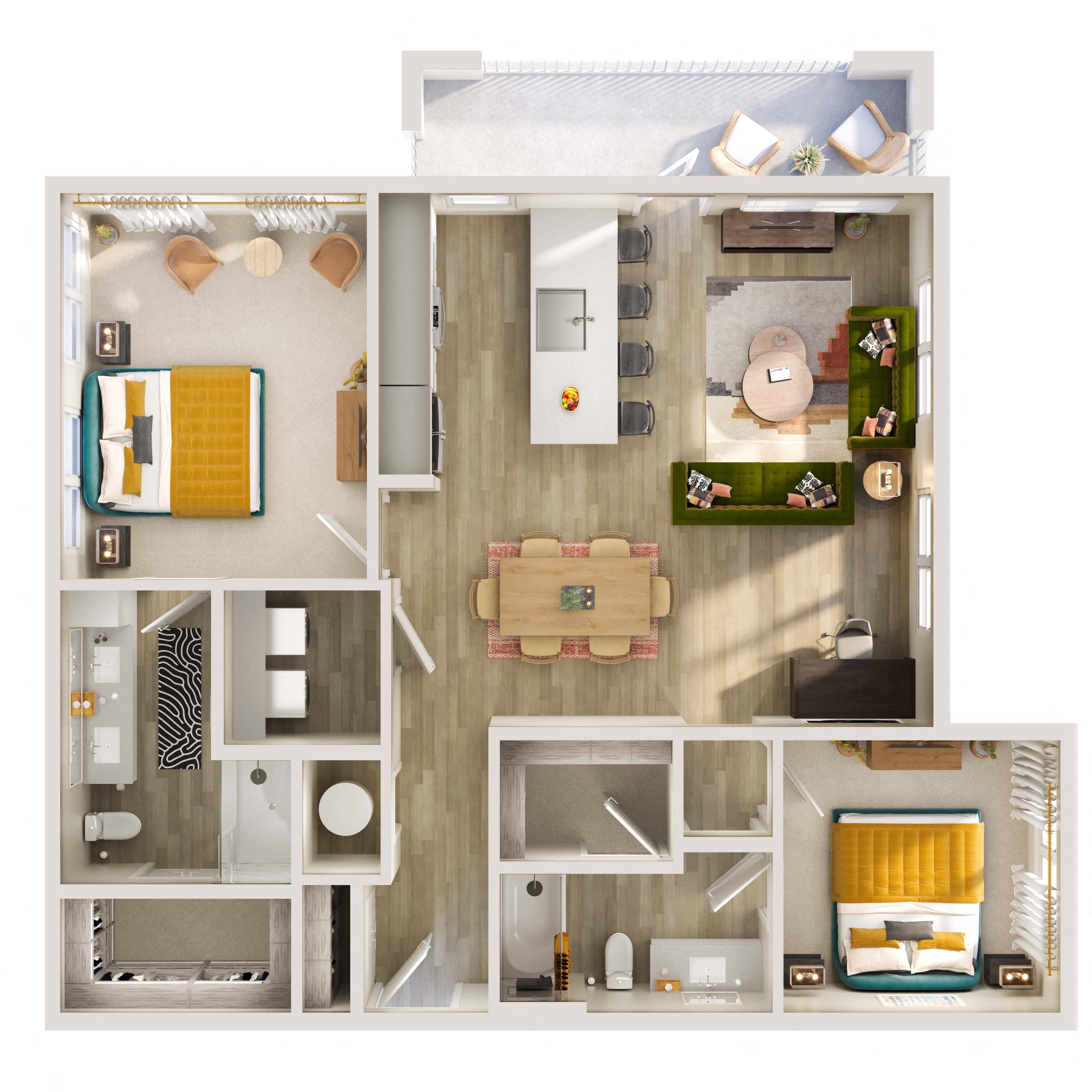 B4 floor plan