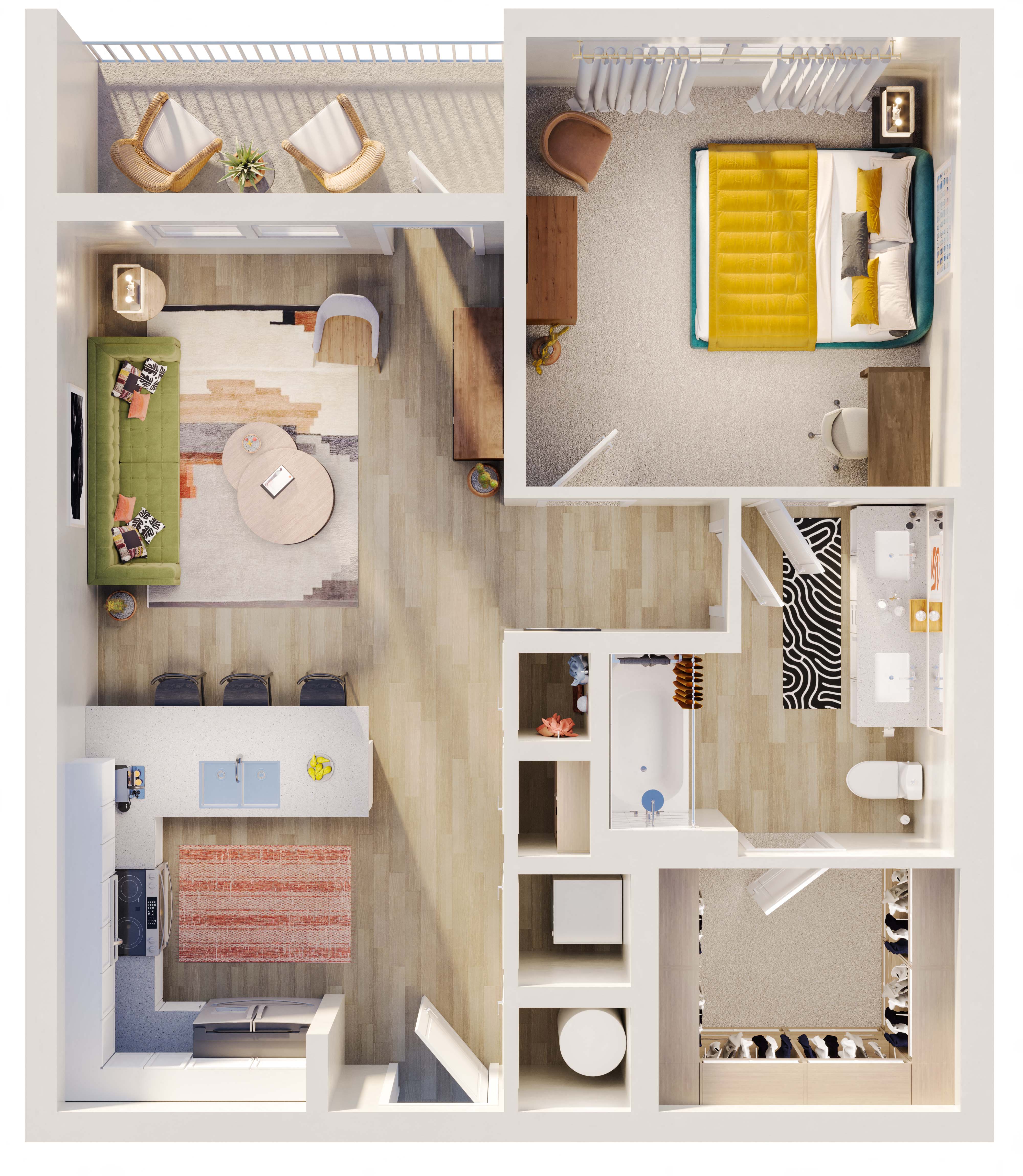 A2 floor plan