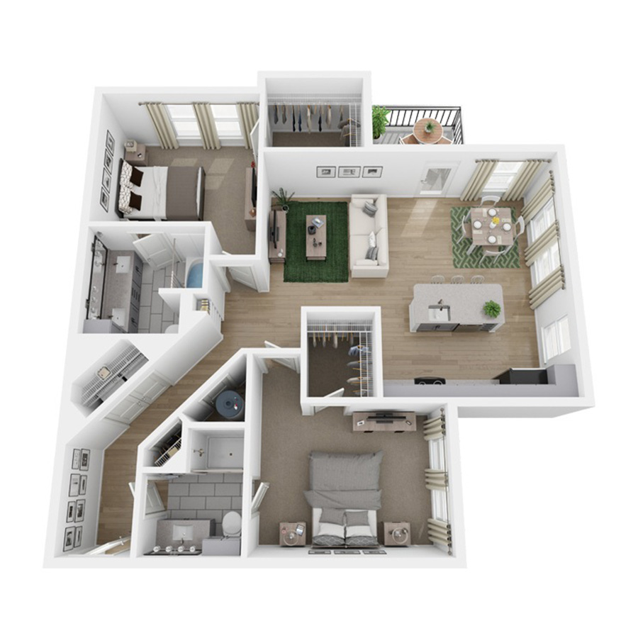 B2 floor plan