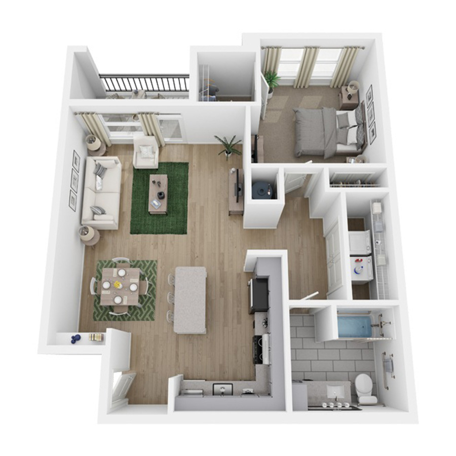 A2-HC floor plan