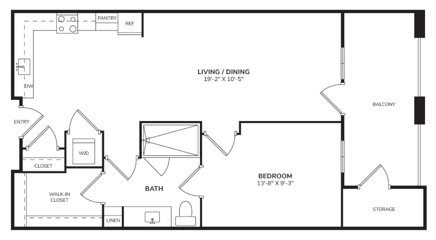 A2 floor plan