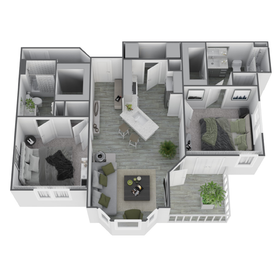 B2 floor plan