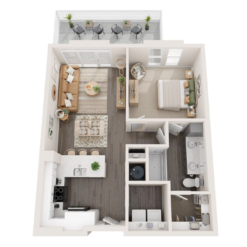 A2 floor plan