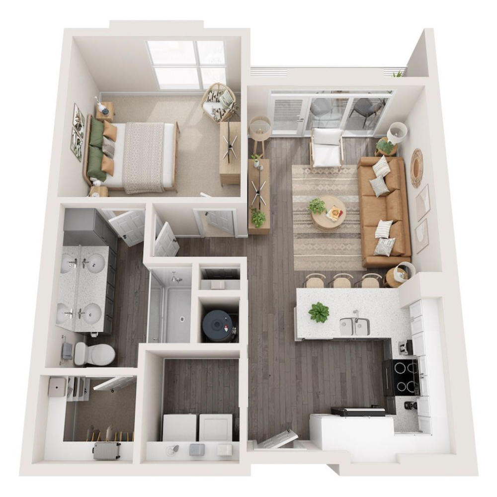 A1 floor plan