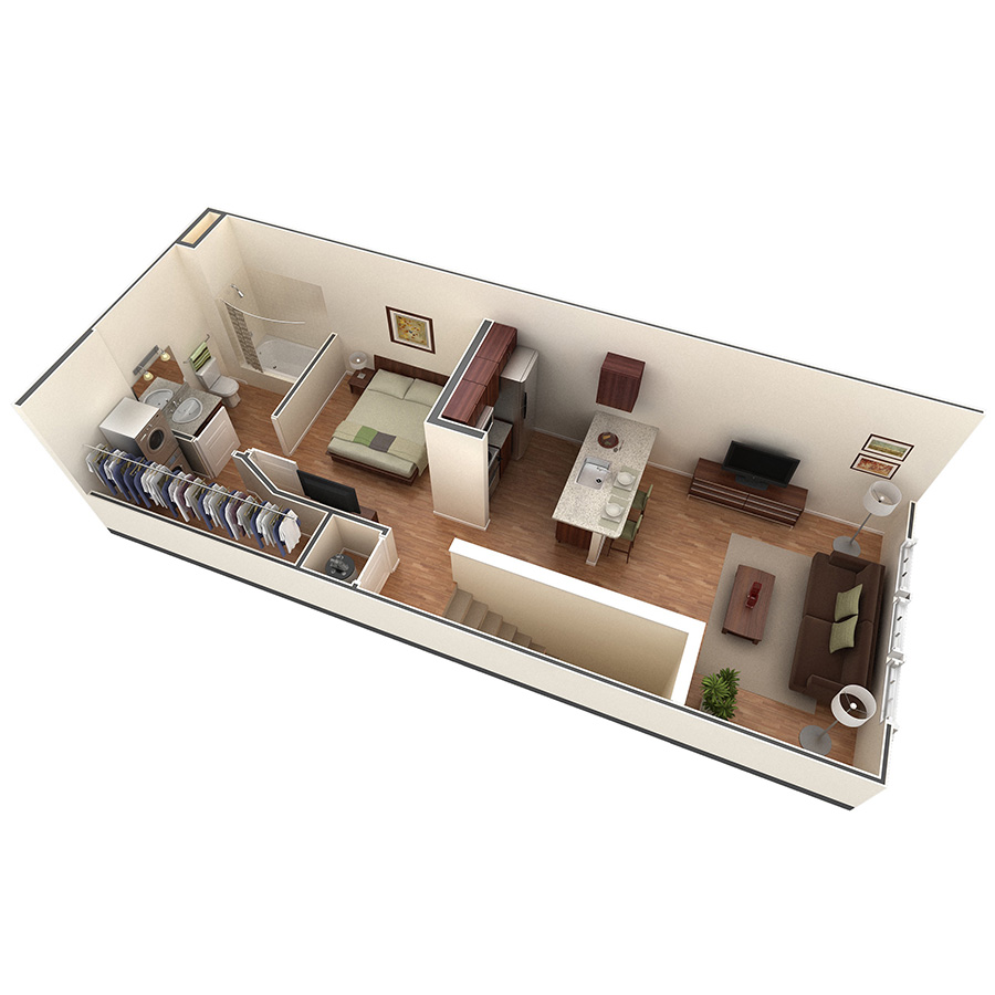 Studio Grand Overlook floor plan