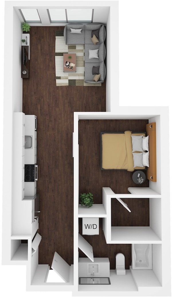 1 Bed/1 Bath-C1 floor plan