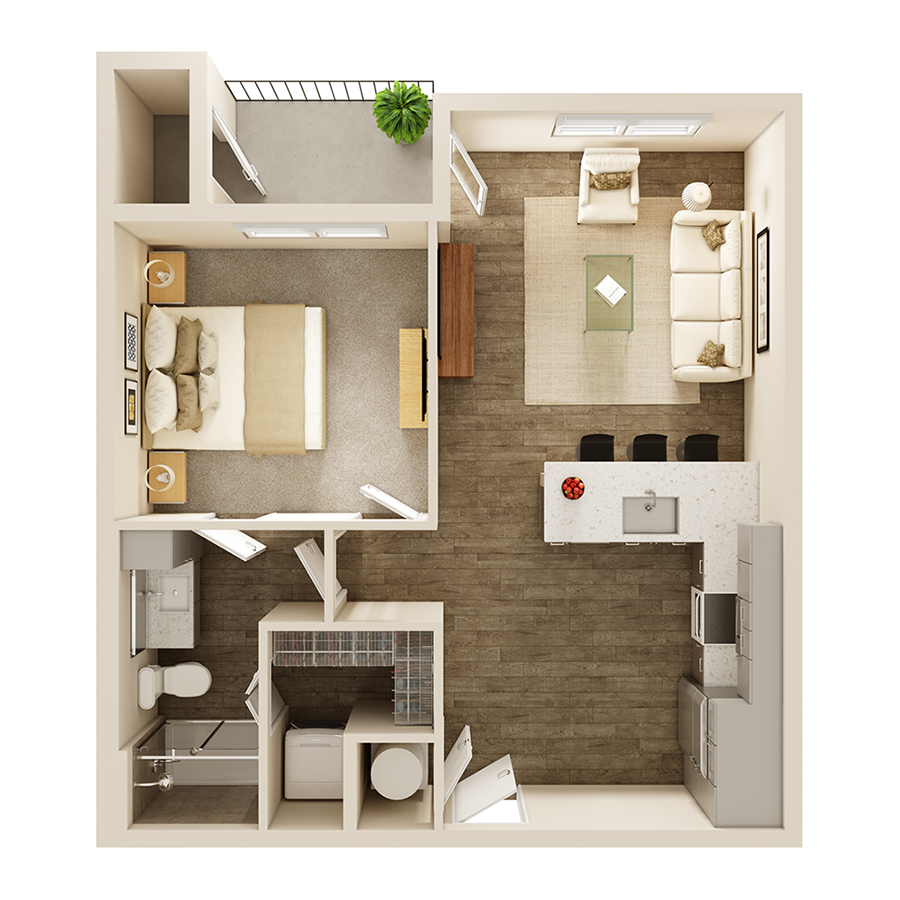 A1P floor plan