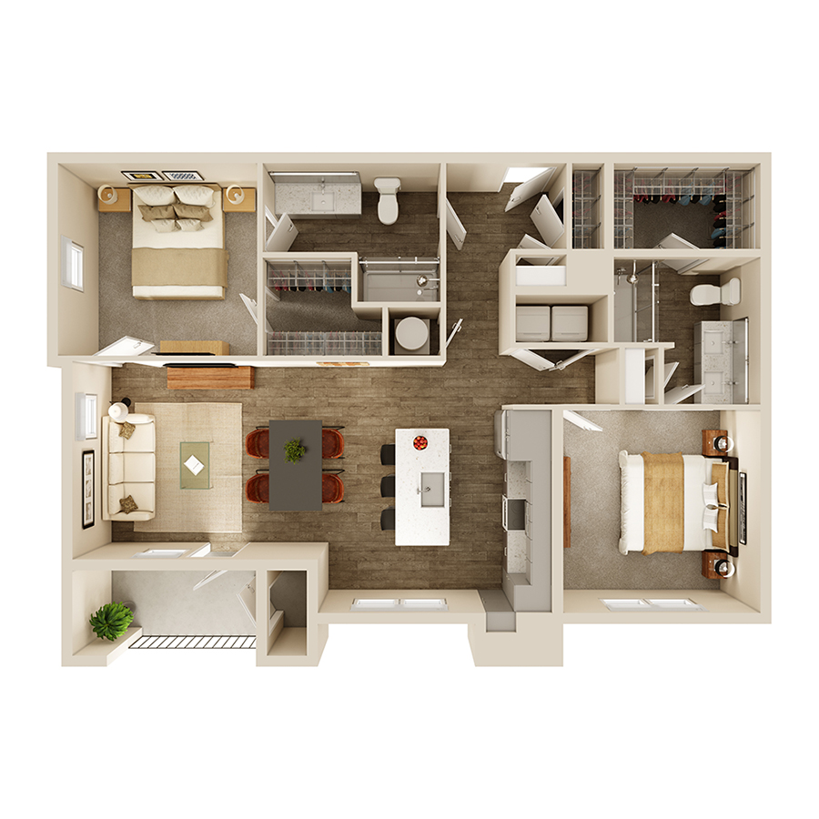 B2 floor plan