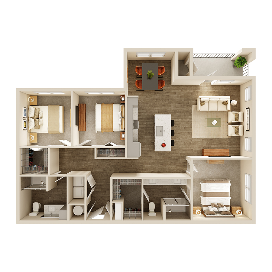 C1 floor plan