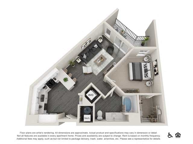 A2 floor plan