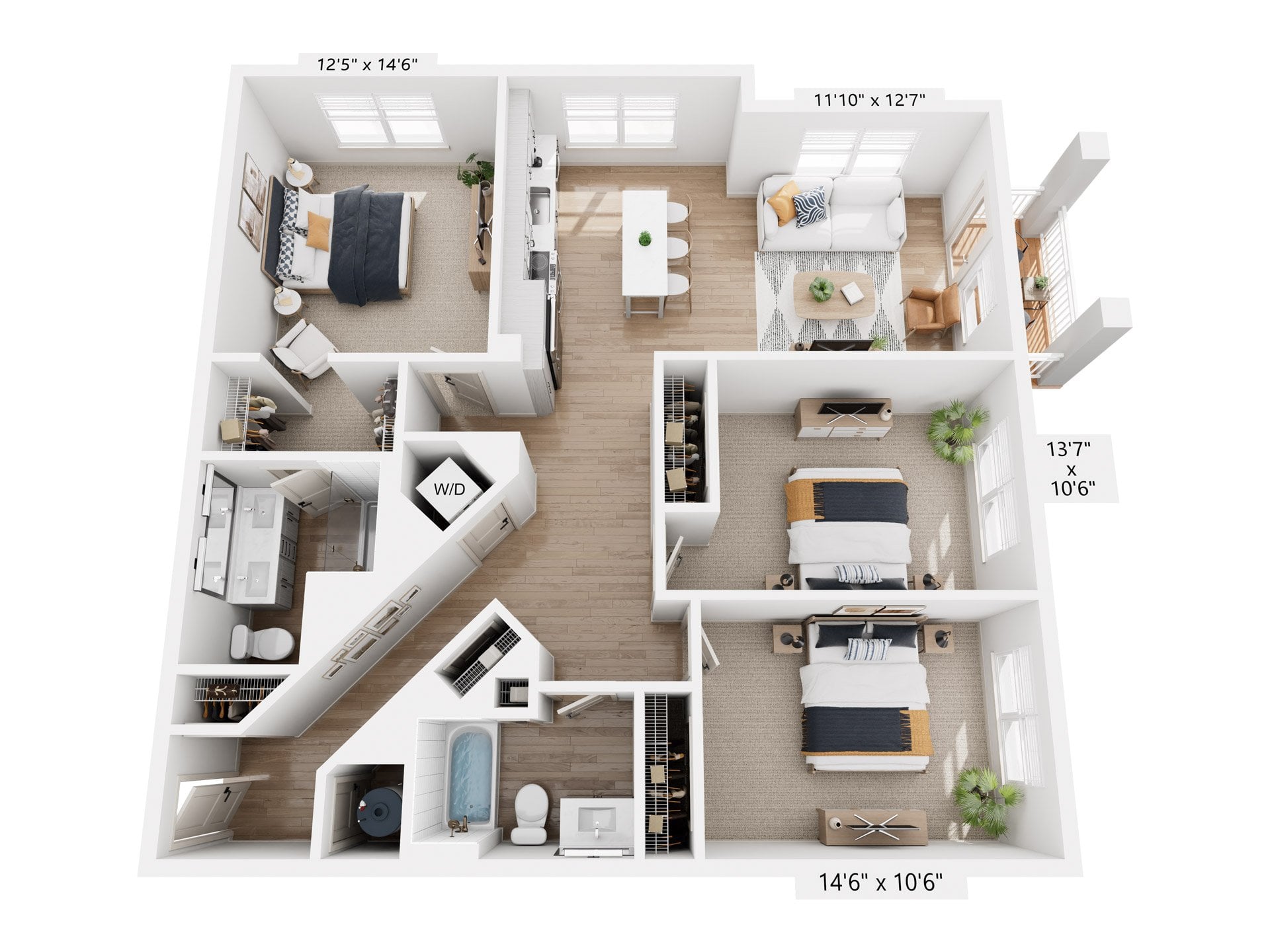 C floor plan
