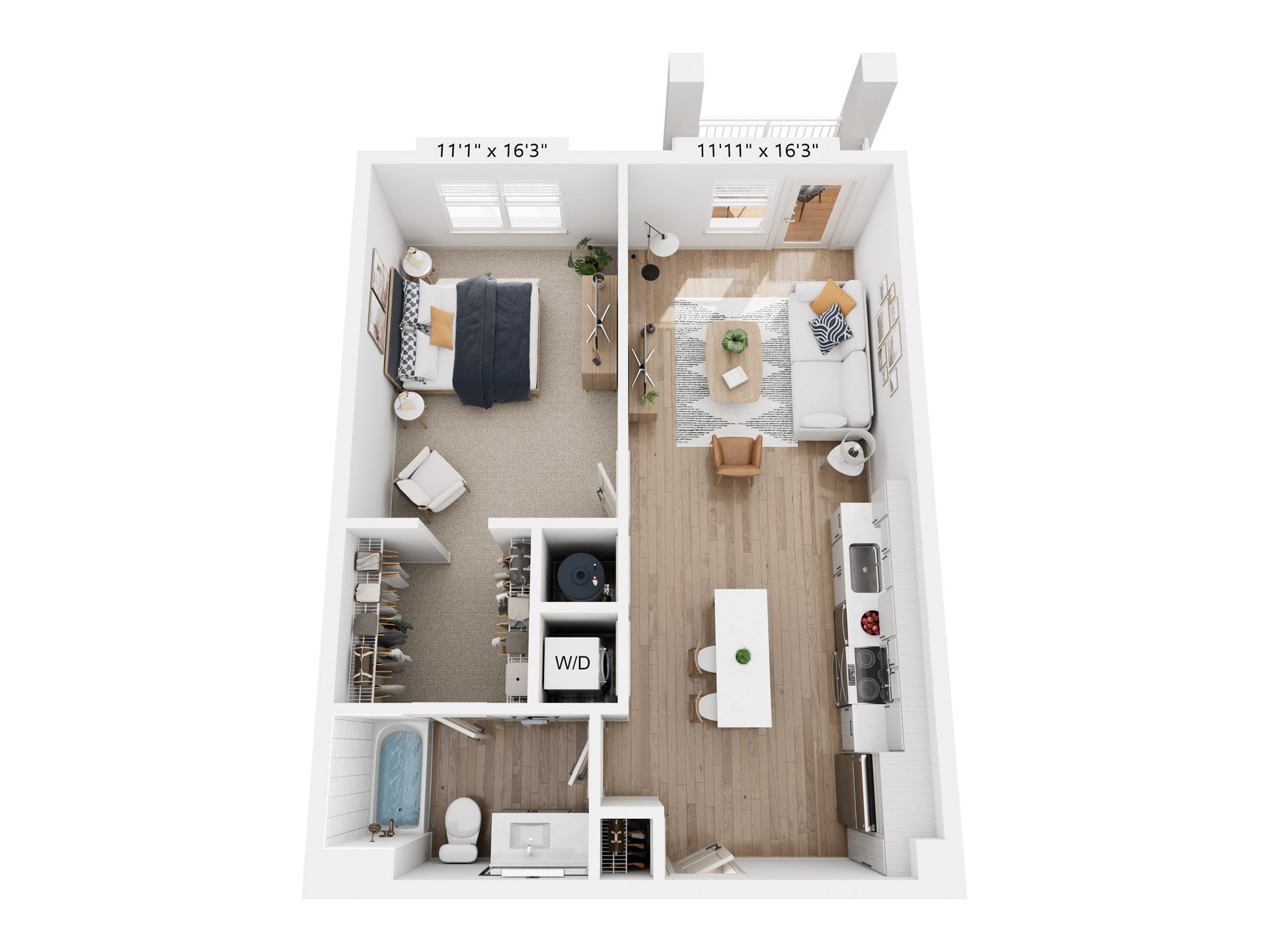 A floor plan