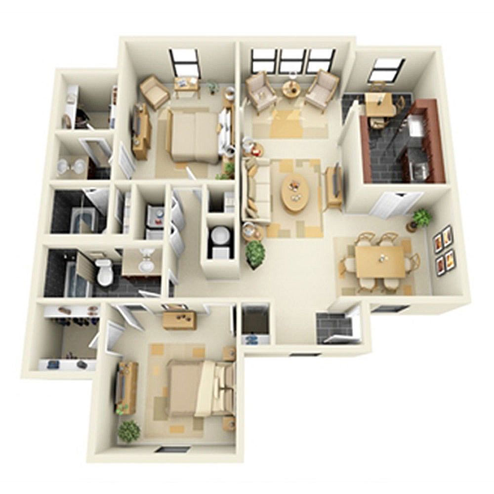 Evergreen floor plan