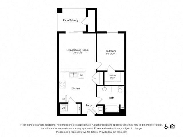 1C floor plan