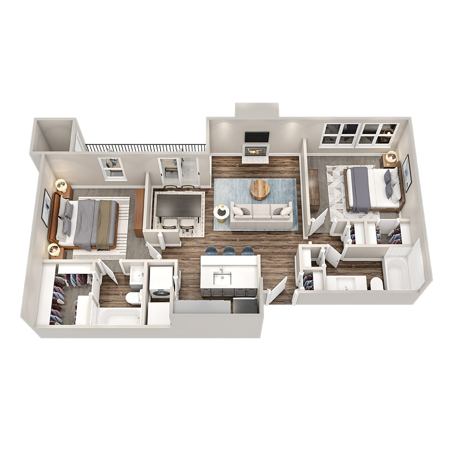 B2 floor plan