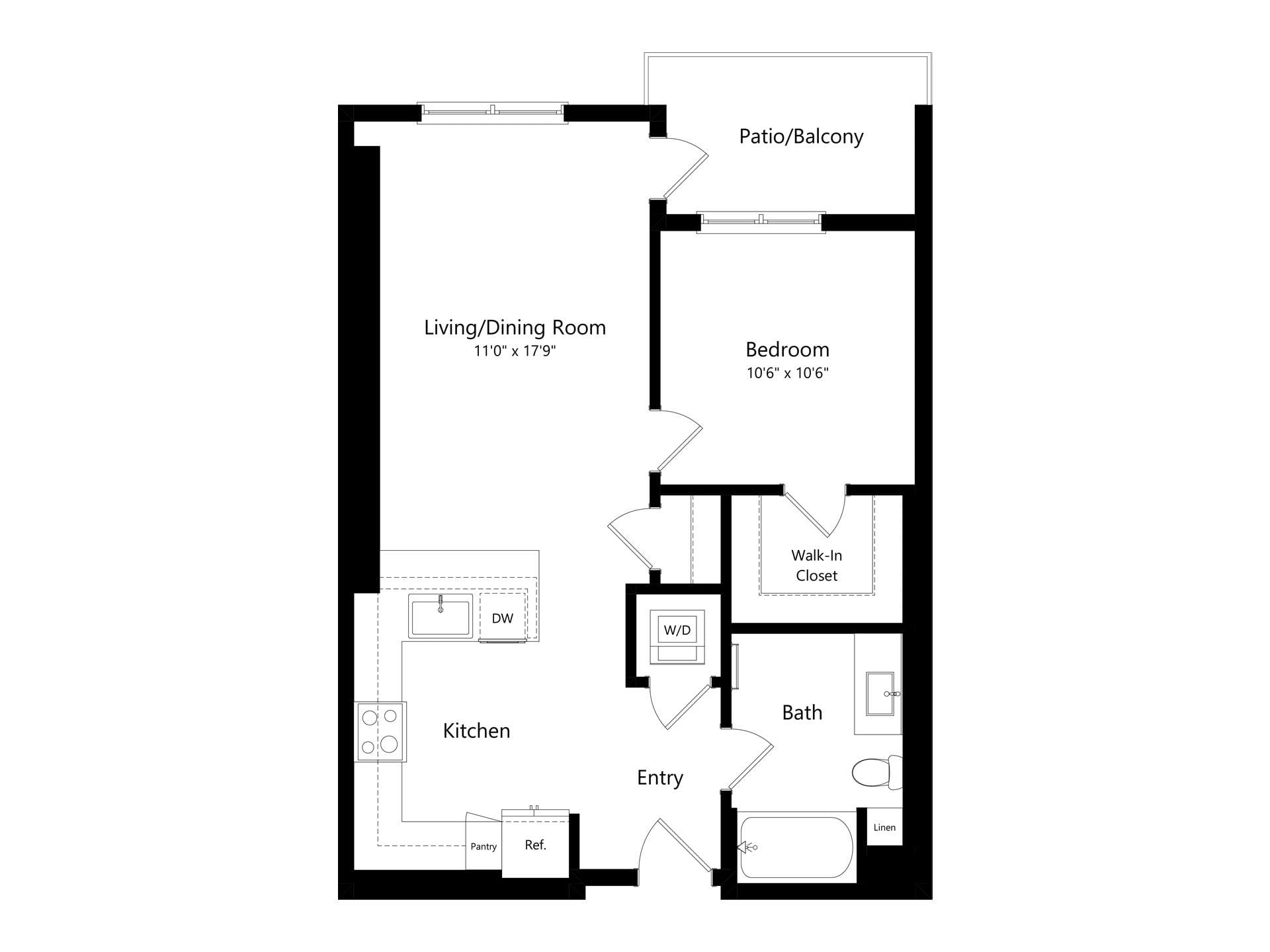 A1 floor plan