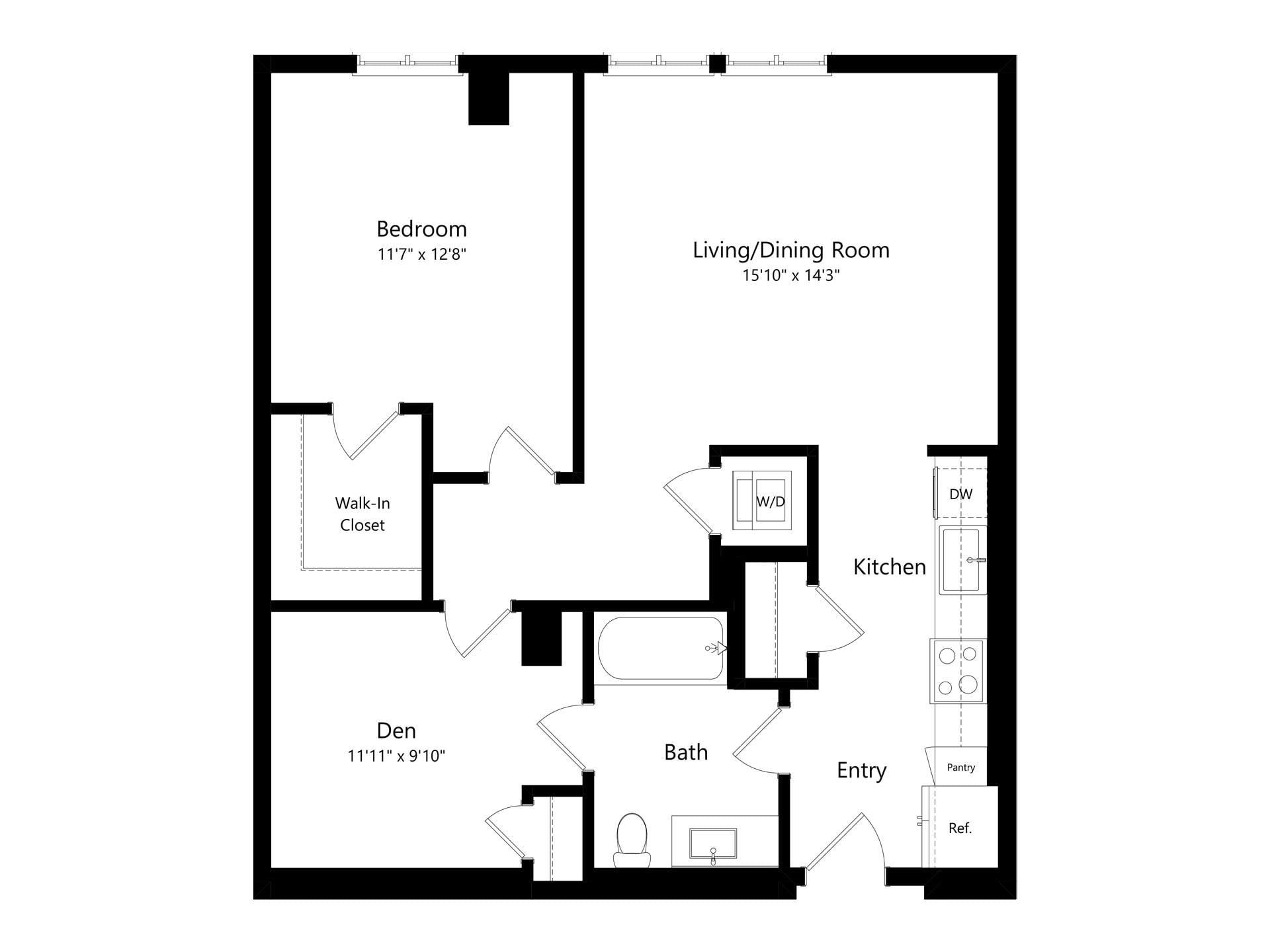 A6 floor plan