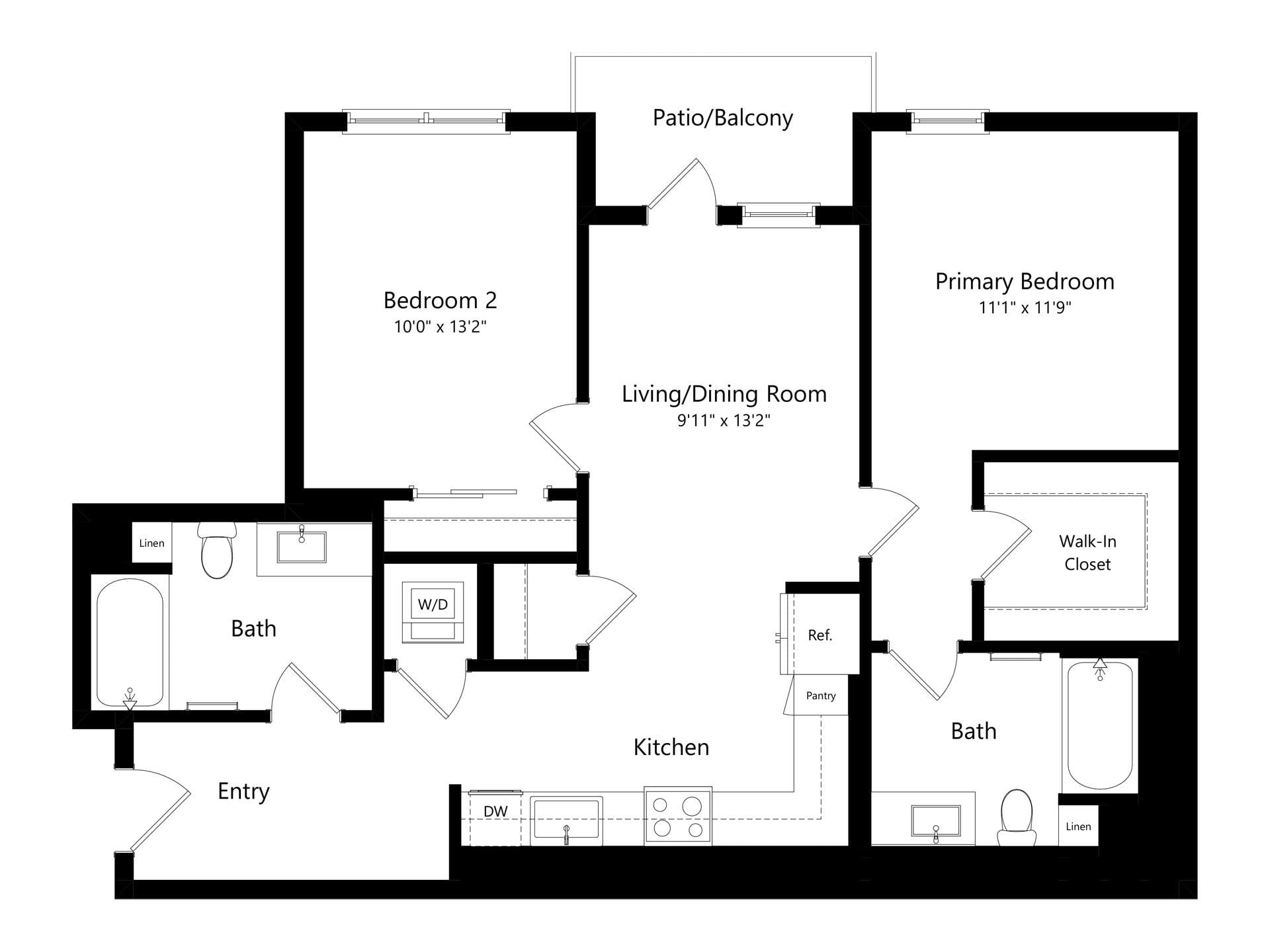 B2 floor plan