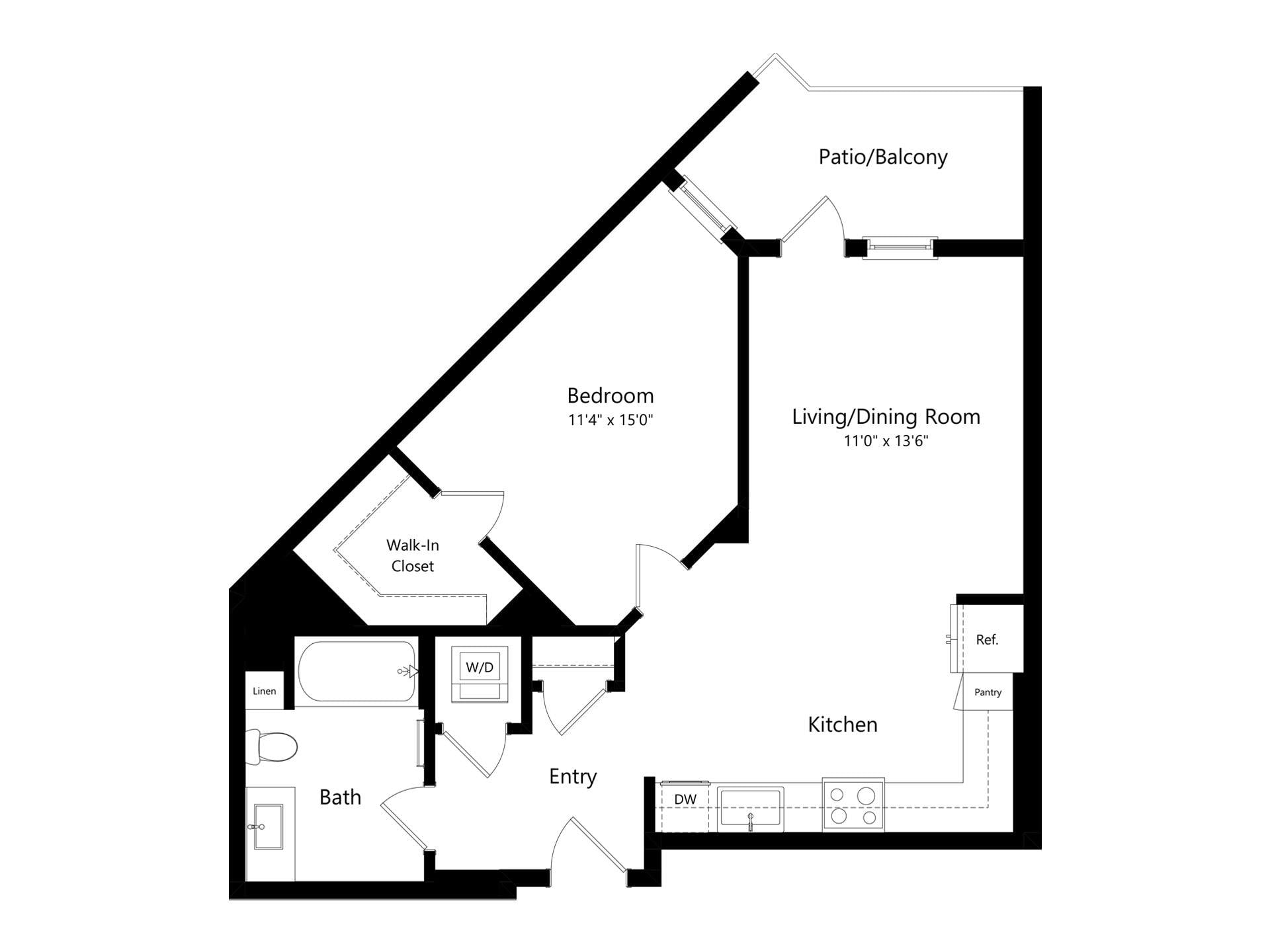 A2 floor plan