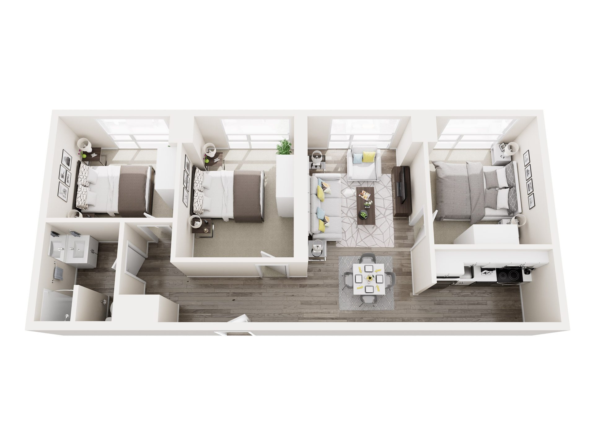 3B floor plan