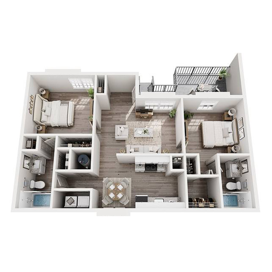 B1R floor plan